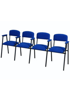 Крісло секційне ПРЕМ'ЄРА ЕЛІС ПЛЮС, 4 секції, з підлокітниками.